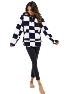 Sherpa Fleece Lounge Top