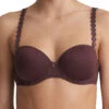 MARIE JO Tom Padded Balcony Bra - Aubergine