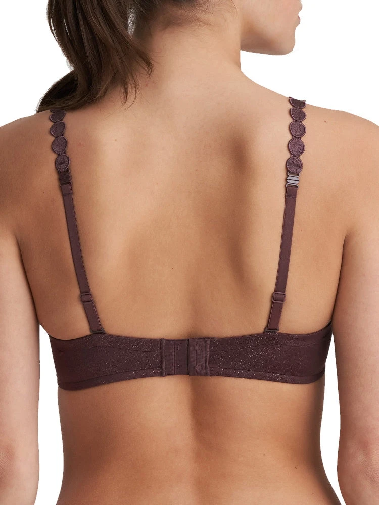 MARIE JO Tom Padded Heartshape Bra - Aubergine - Image 2