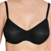 Naturana Balcony Bra - Black