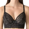 Twist "I Do" Deep Plunge Longline Bra - Zwart