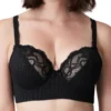 PRIMADONNA Madison Plunge Longline Bra - Black