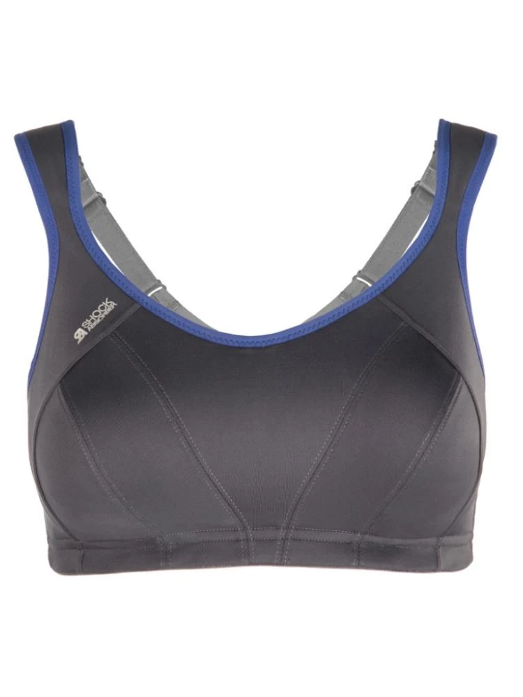 Shock Absorber Active Multiwear Sports Bra - Dark Grey/Blue Nights - Image 3