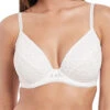 FREYA Soiree Lace Plunge Bra - White