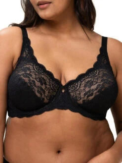 Triumph Amourette 300W High Apex Bra - Black